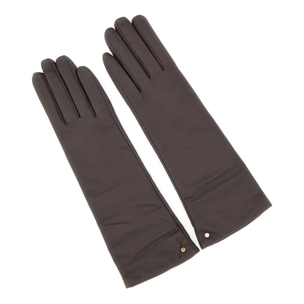 Gianni Chiarini Women's Brown Gloves, M, Nappa Leather Gloves