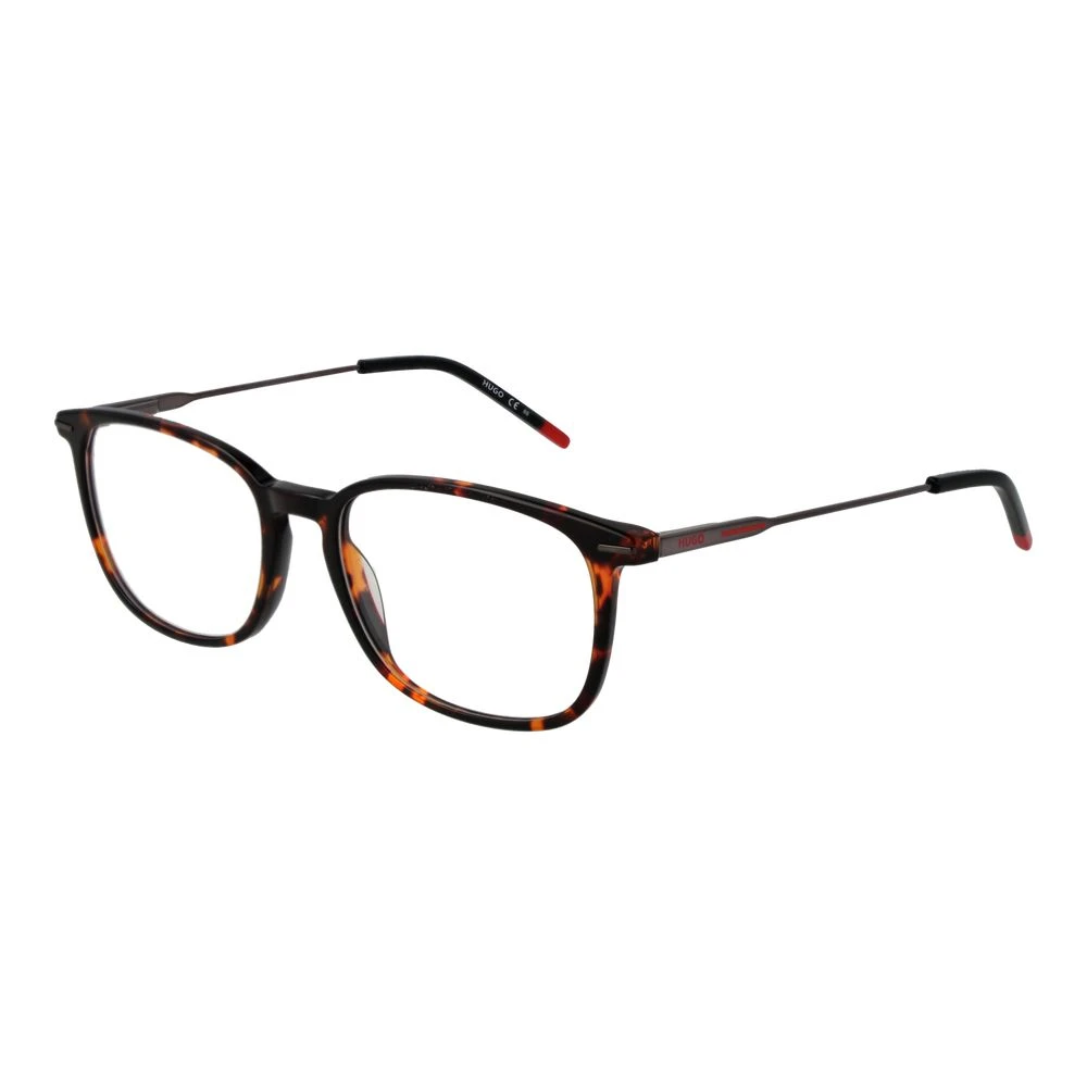 Hugo Men's Brown Glasses, One Size, Rectangle Optical Frames For
