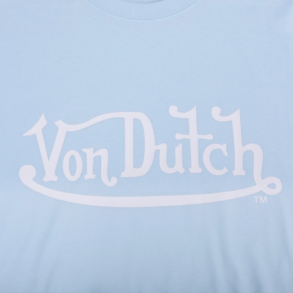 Von Dutch Sport Performance Jersey Tee Blue Heren