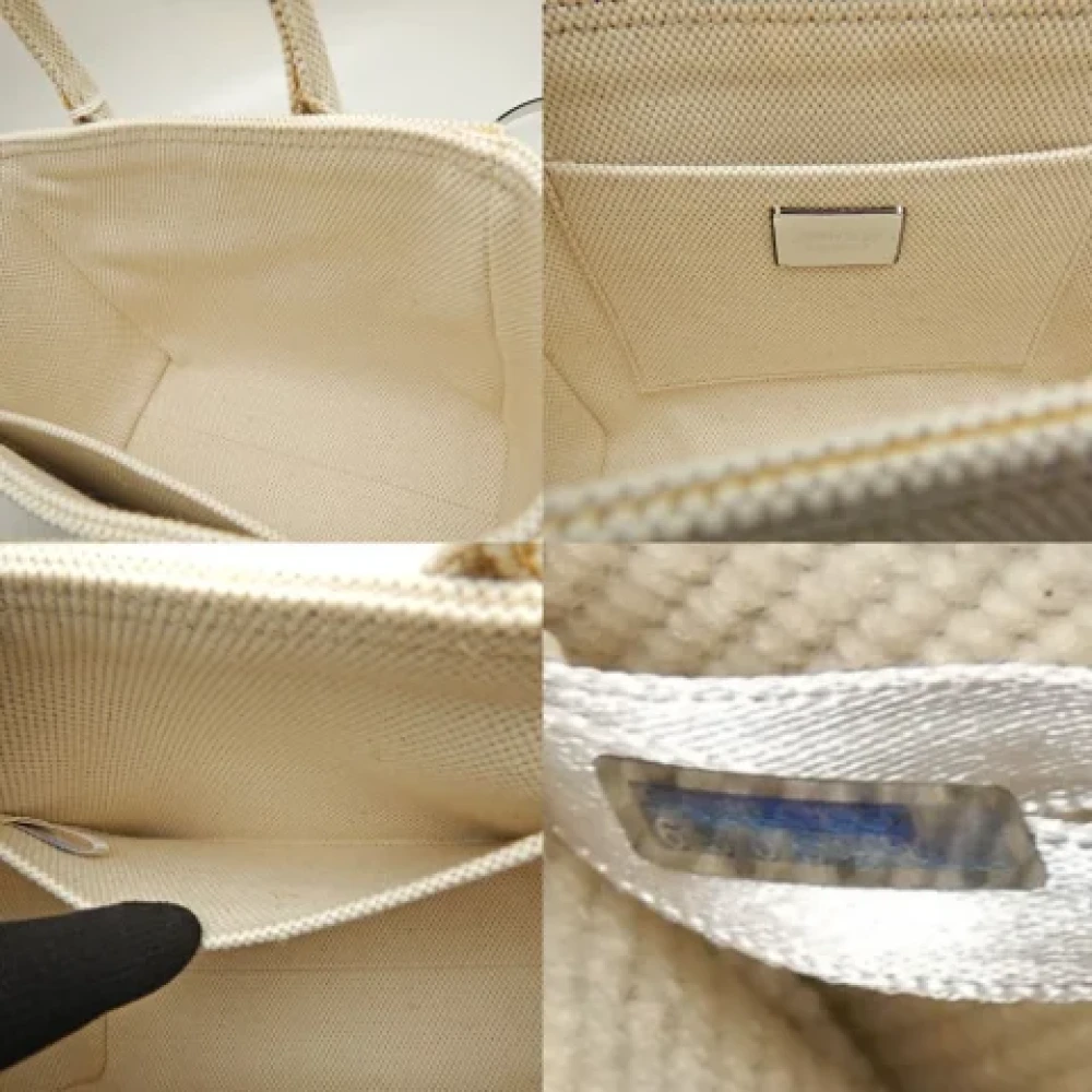 Jimmy Choo Pre-owned Fabric handbags Beige Dames