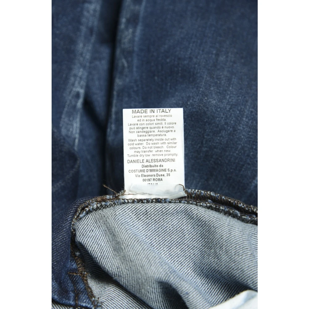 Daniele Alessandrini Klassieke Denim Jeans Blue Heren