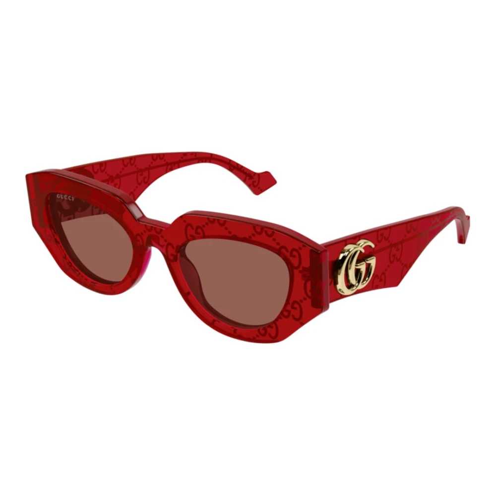 Gucci Unisex Red Stylish Sunglasses Gg1421s - Sunglasses - 51 Mm - Accessories