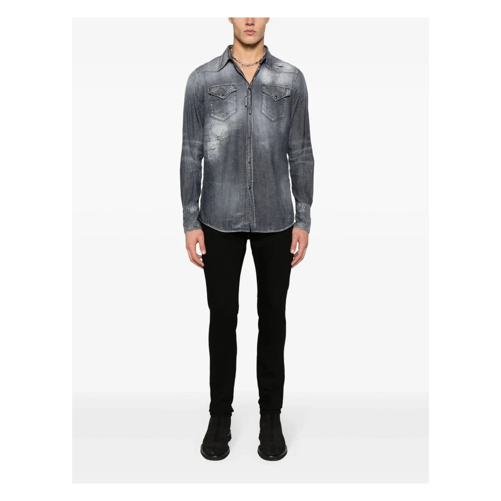 Dsquared2 Zwarte Jeans voor Mannen Black Heren