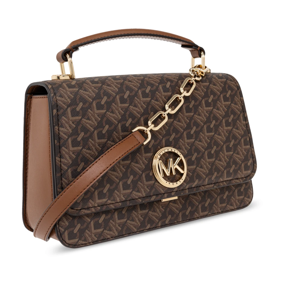 Michael Kors Delancey schoudertas Brown Dames