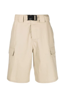 Beige Cargo Shorts med Avtagbart Bä