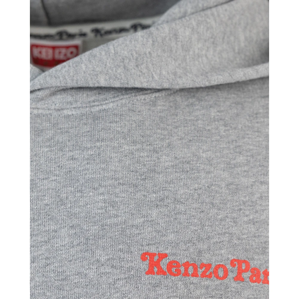 Kenzo Grijze Sweater met Achterprint Gray Heren