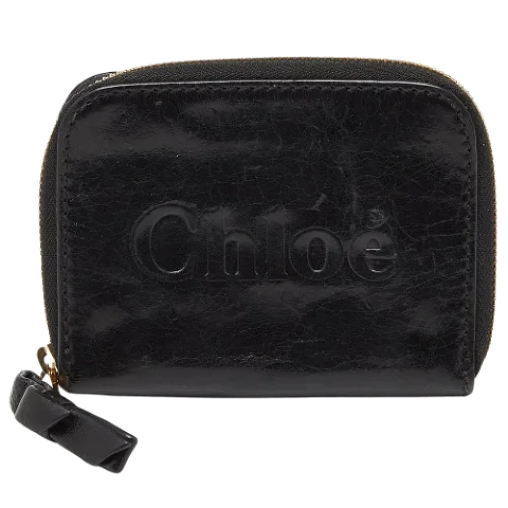 Chloé Pre-owned Canvas wallets Black Dames