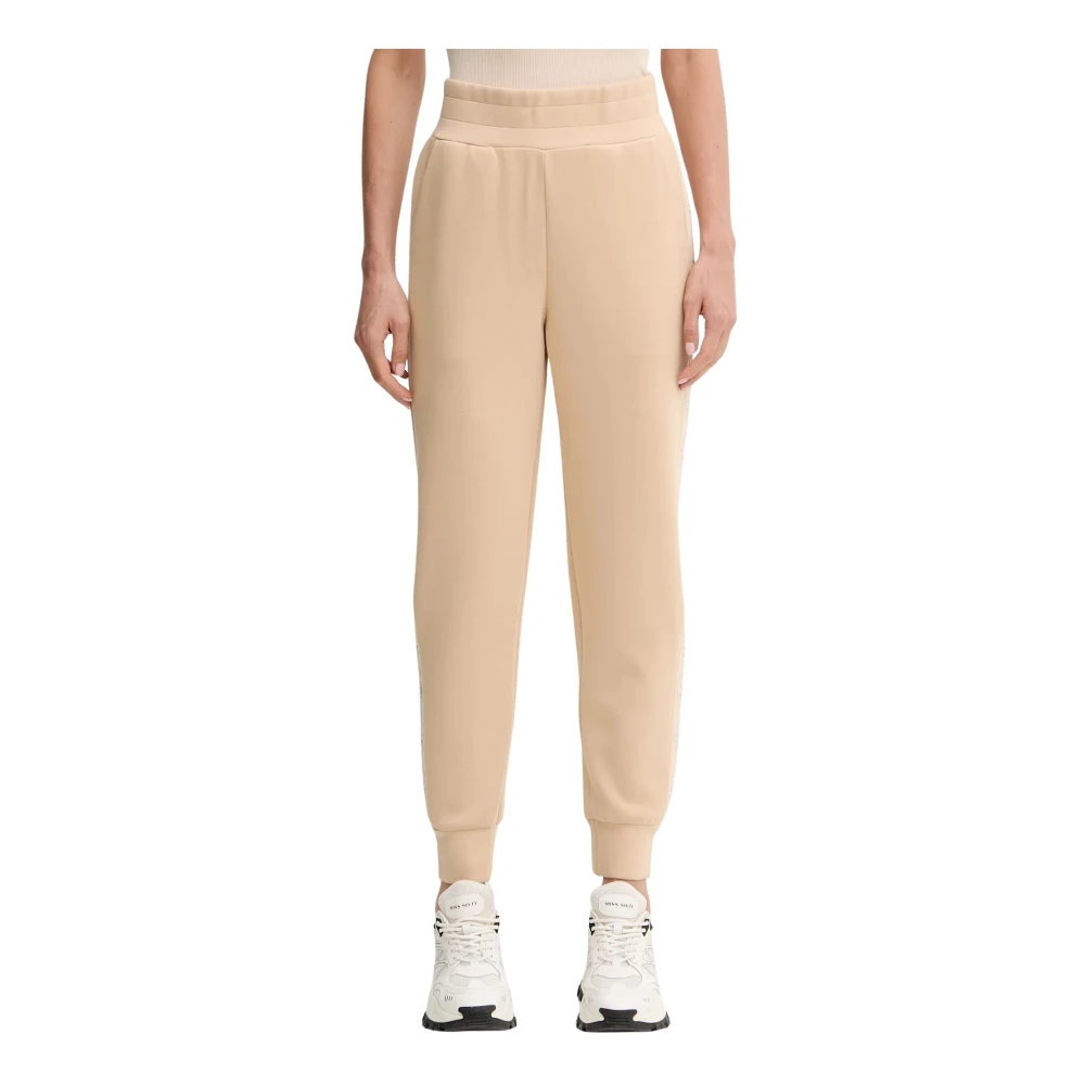 Guess Donna Beige Pantaloni Da Jogging Victoire Scuba - Immagine 2