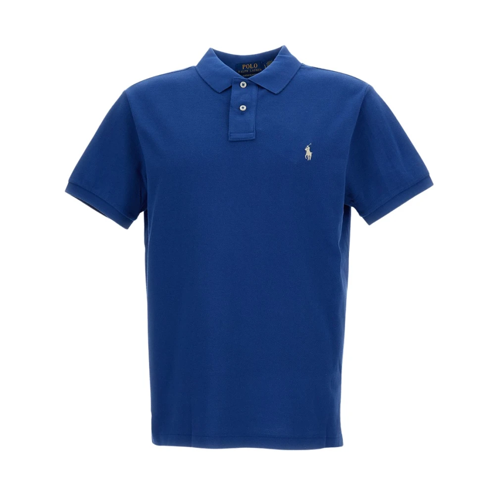 Polo Ralph Lauren Men's Blue Polo Shirts, L, Polo Classica