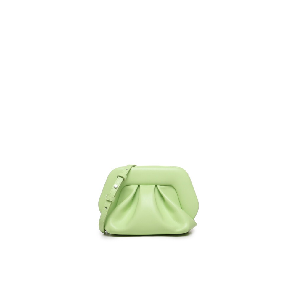 Groene Vegan Clutch Tas met Afneembare Schouderband THEMOIR