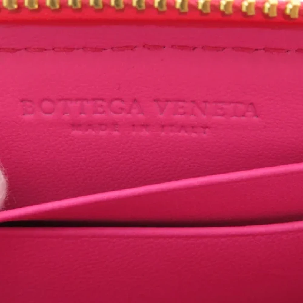 Bottega Veneta Vintage Pre-owned Leather wallets Pink Dames
