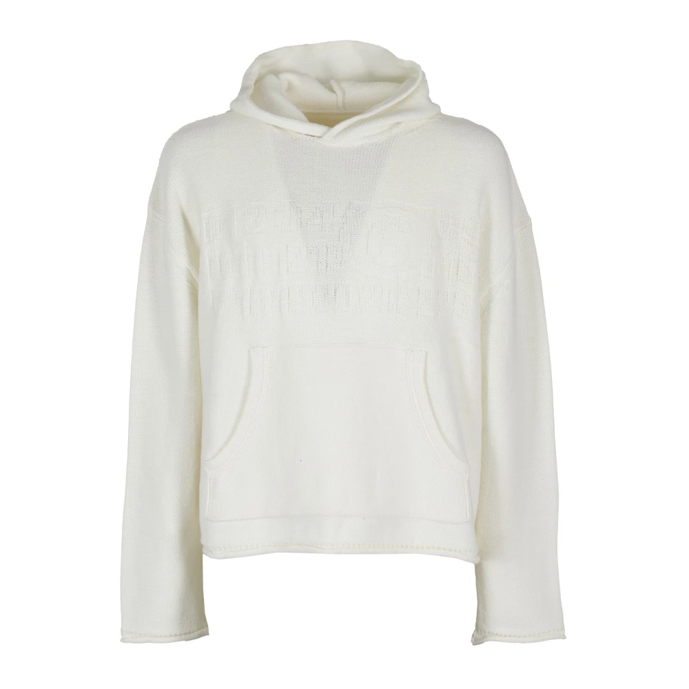 MM6 Maison Margiela Stijlvolle Hoodie voor Alledaags Gebruik White Heren