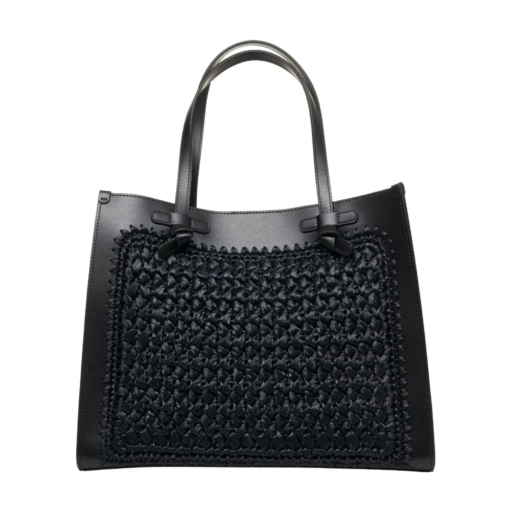 Gianni Chiarini Elegante Zwarte Shopper Tas Black Dames