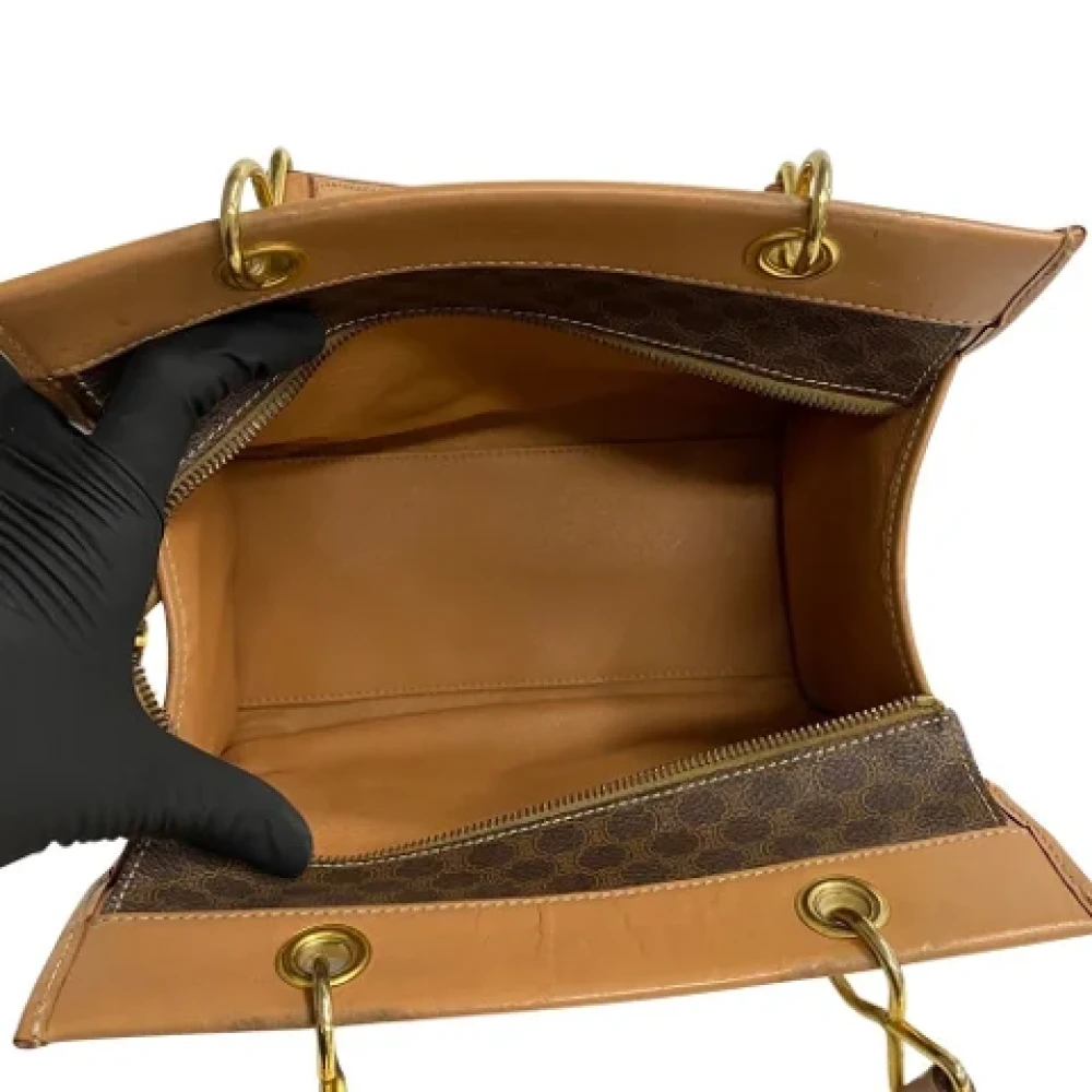 Celine Vintage Pre-owned Canvas celine-bags Brown Dames