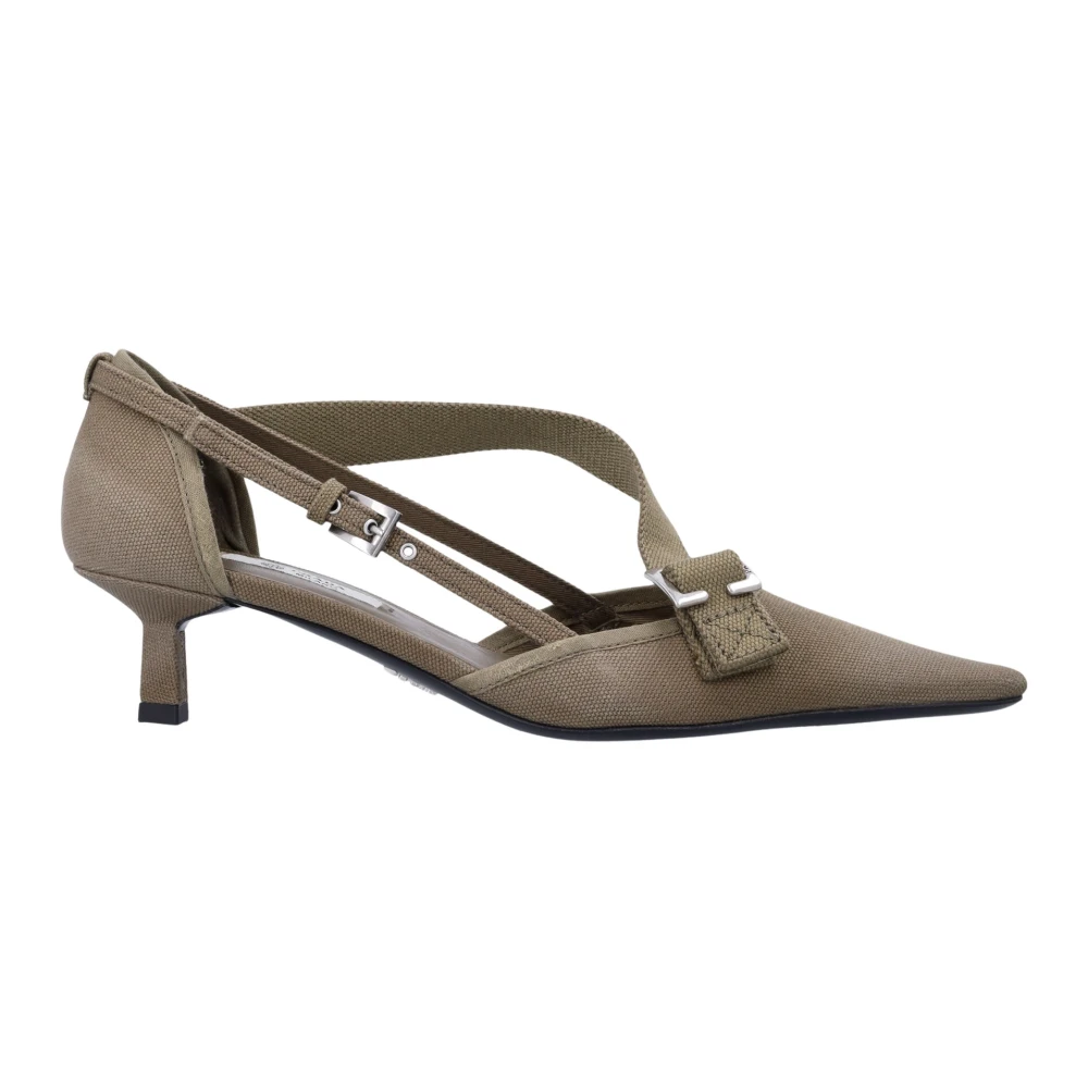 Prada , Pumps, Female, Green, 7 Uk, Decollete