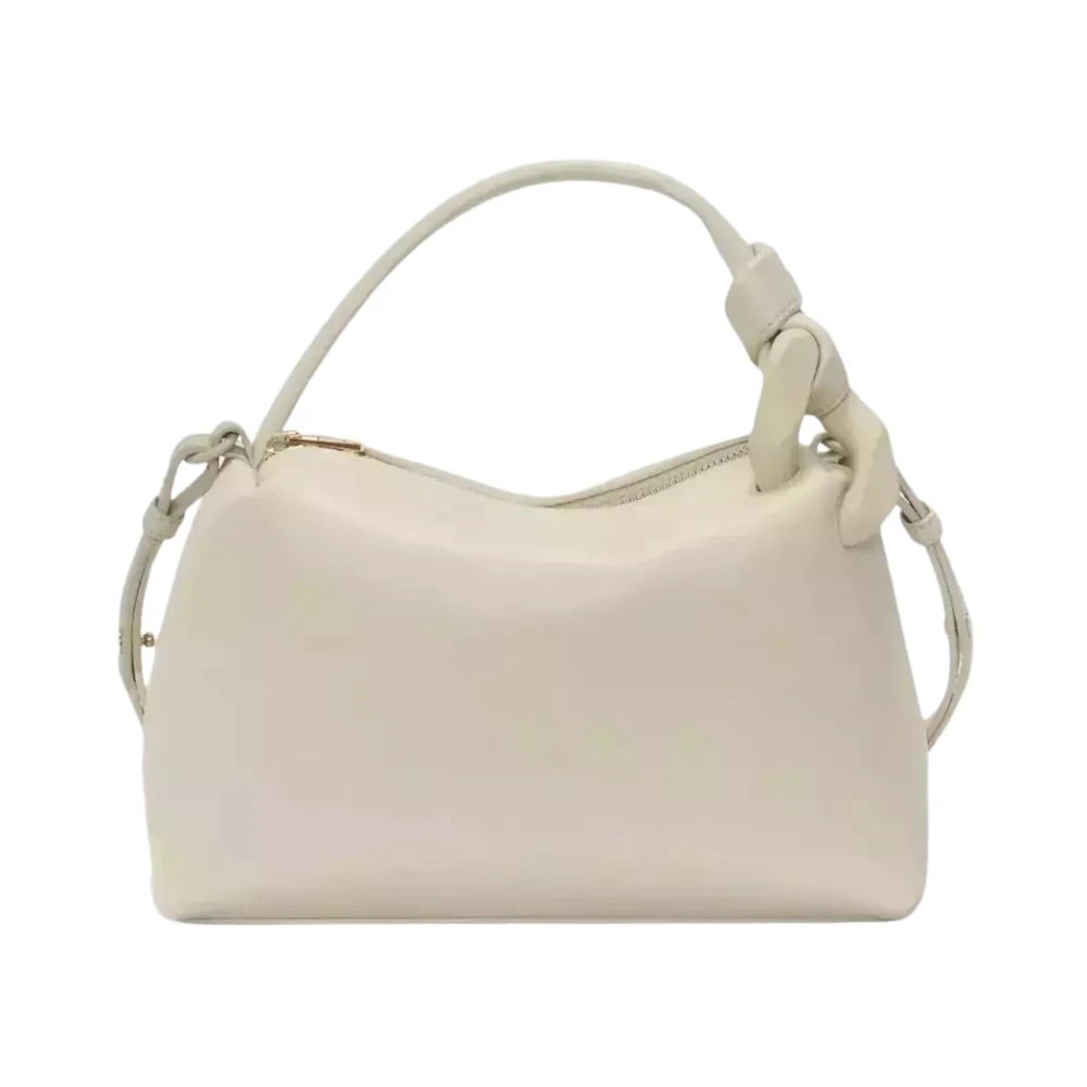 JW Anderson Beige Leren Corner Tas met Riem Beige Dames