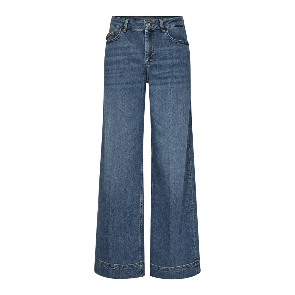 MOS MOSH Draping Jeans 155800 Blue Dames