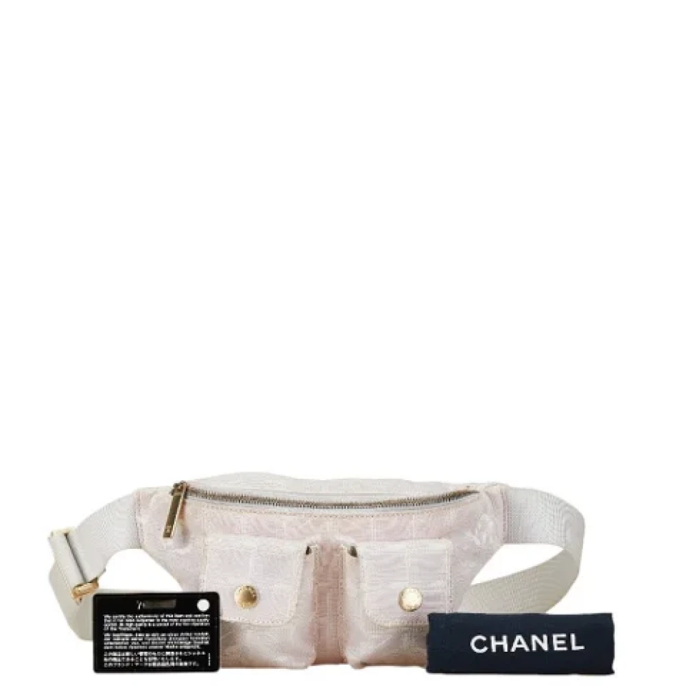Chanel Vintage Pre-owned Canvas chanel-bags Pink Dames