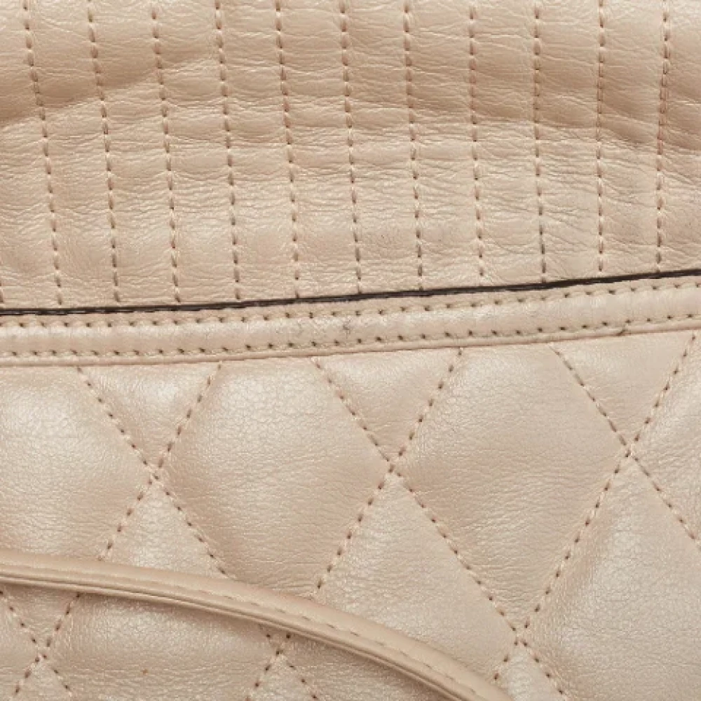 Coach Pre-owned Leather shoulder-bags Beige Dames