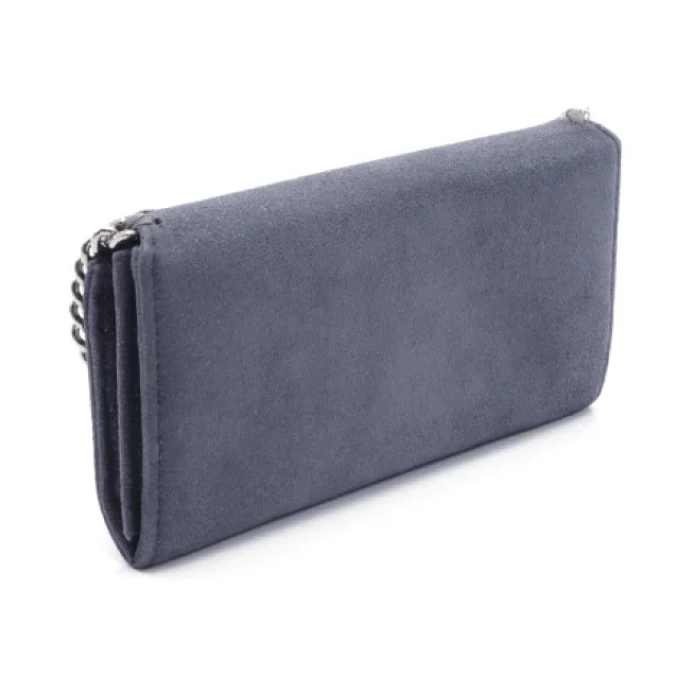Stella McCartney Pre-owned Leather wallets Blue Dames
