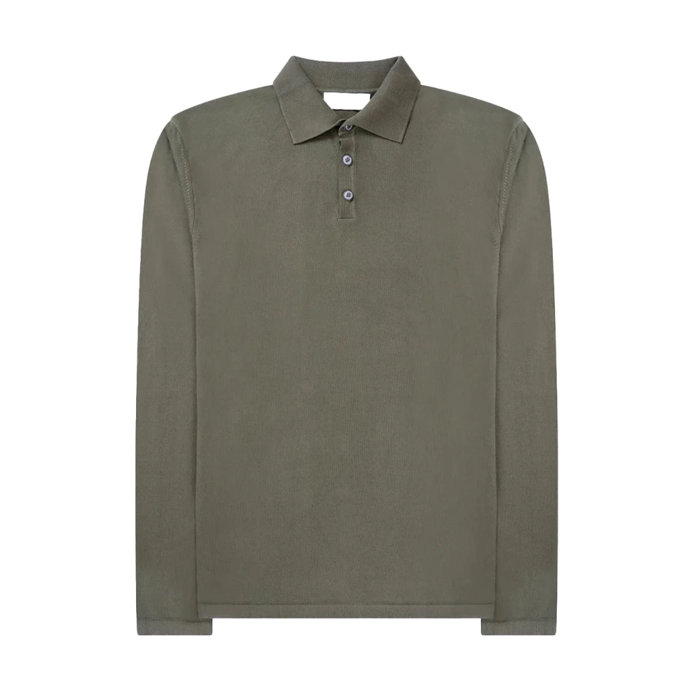 The GoodPeople Kai Donkergroene Polo Shirt Green Heren