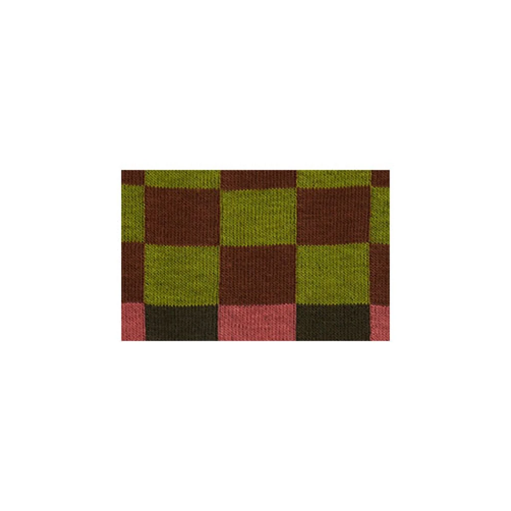 Gallo Lange groene katoenen sokken voor heren met gekleurd schaakbordmotief Multicolor Heren
