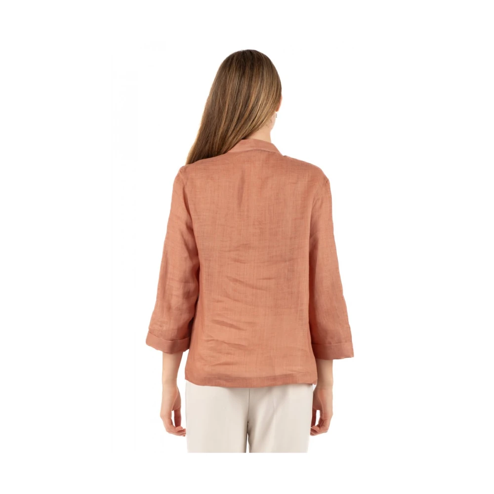 Hanita Elegante Blouse Orange Dames