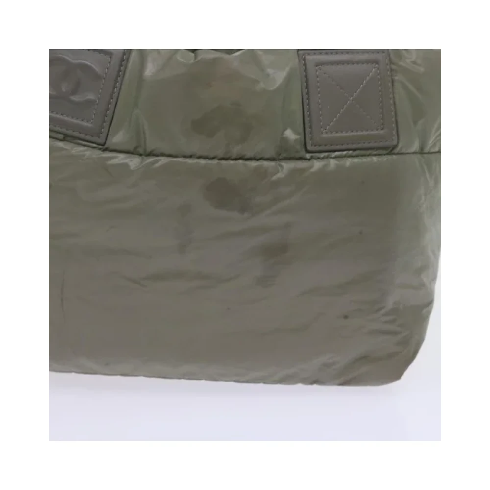 Chanel Vintage Pre-owned Nylon chanel-bags Gray Dames