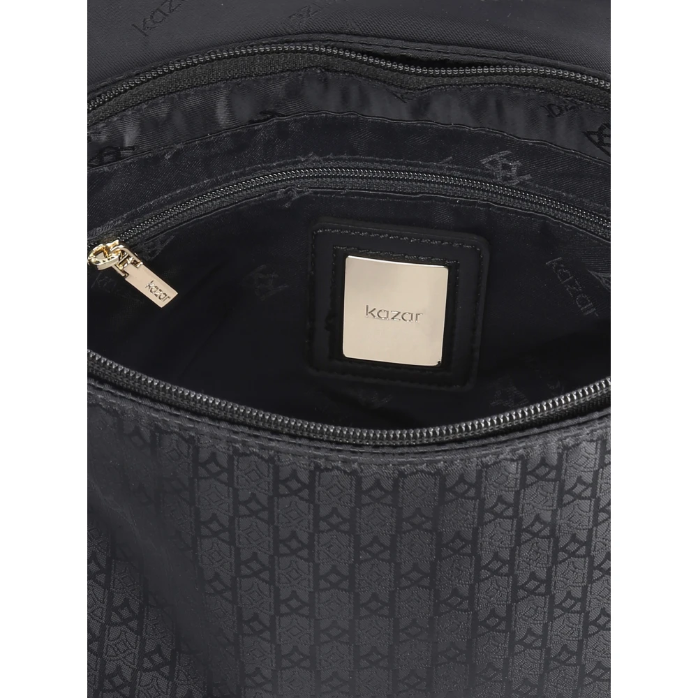 Kazar Dames zwarte messenger tas Black Dames