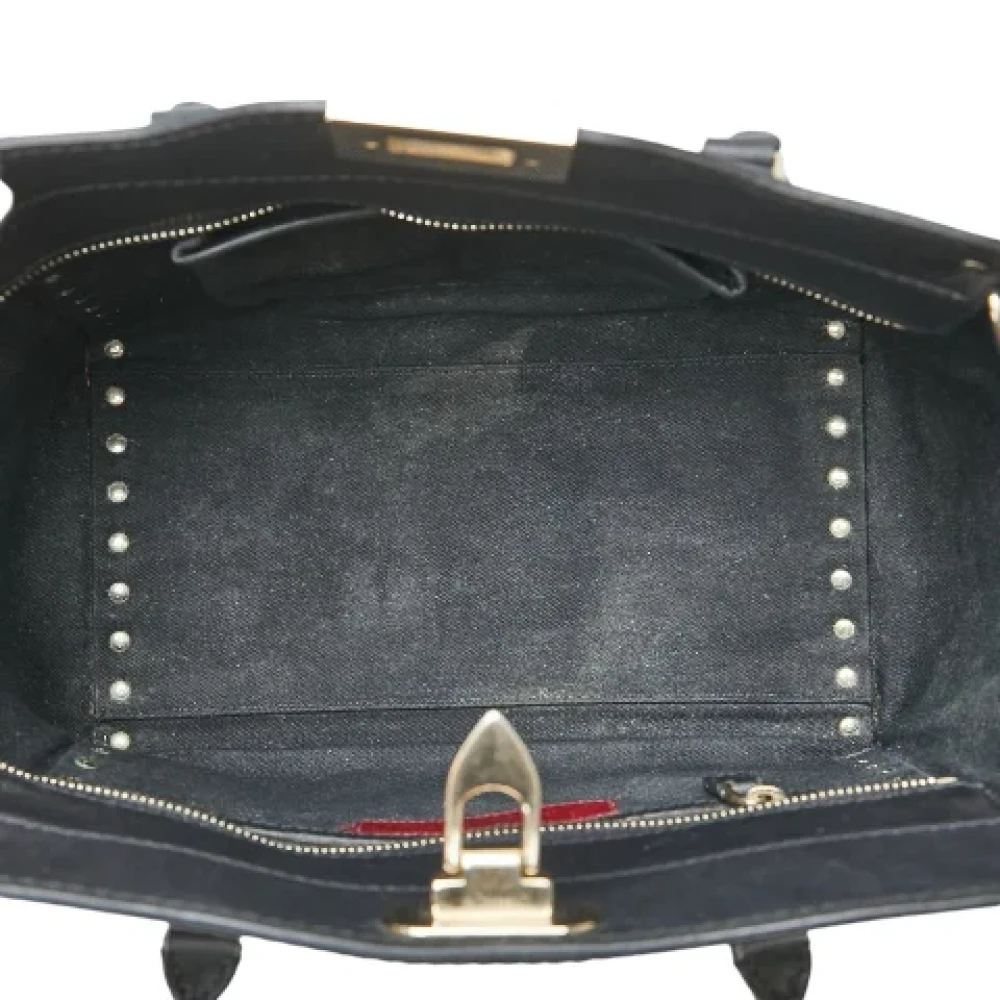 Valentino Vintage Pre-owned Leather handbags Black Dames