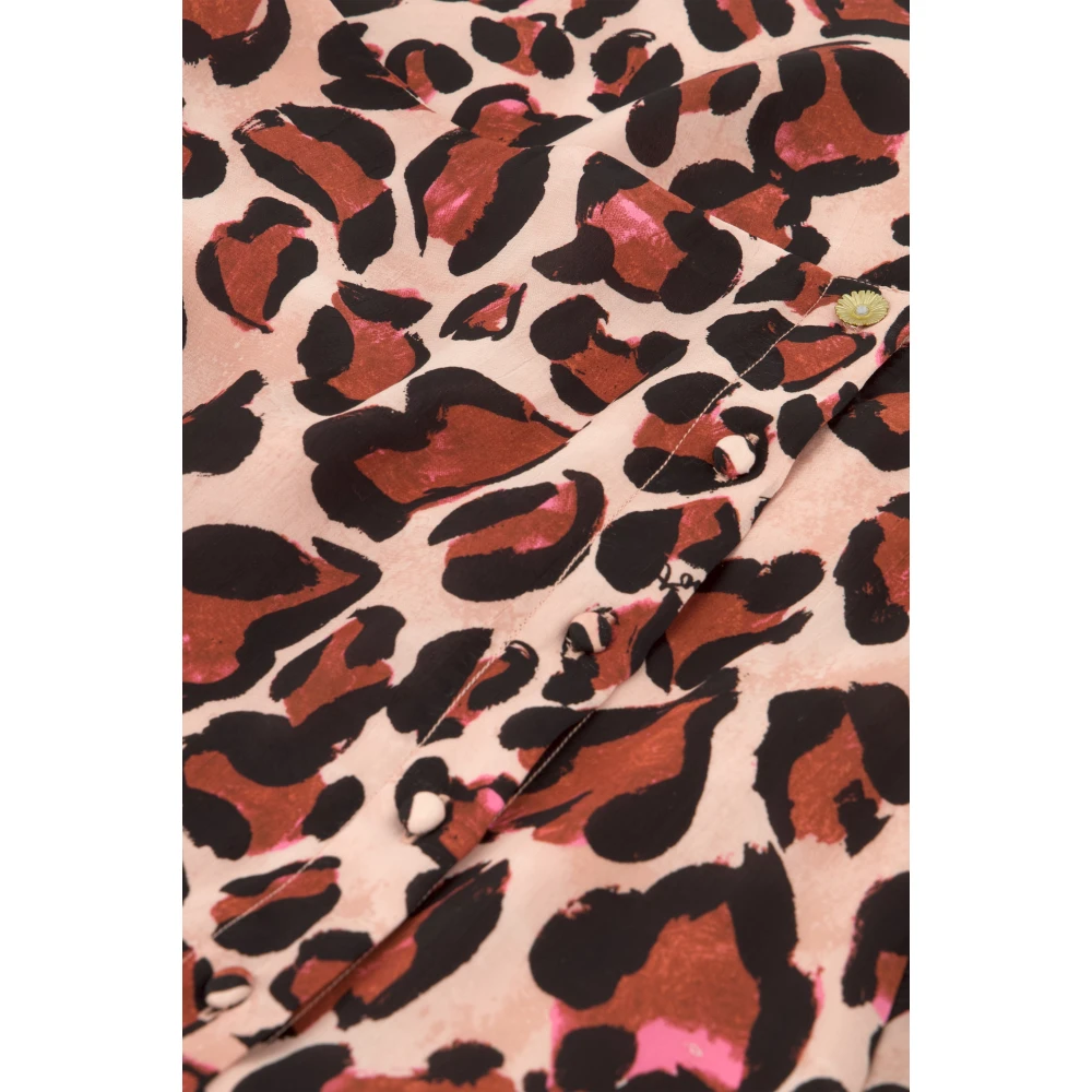Fabienne Chapot Leopard Print Maxi Skirt Brown Dames