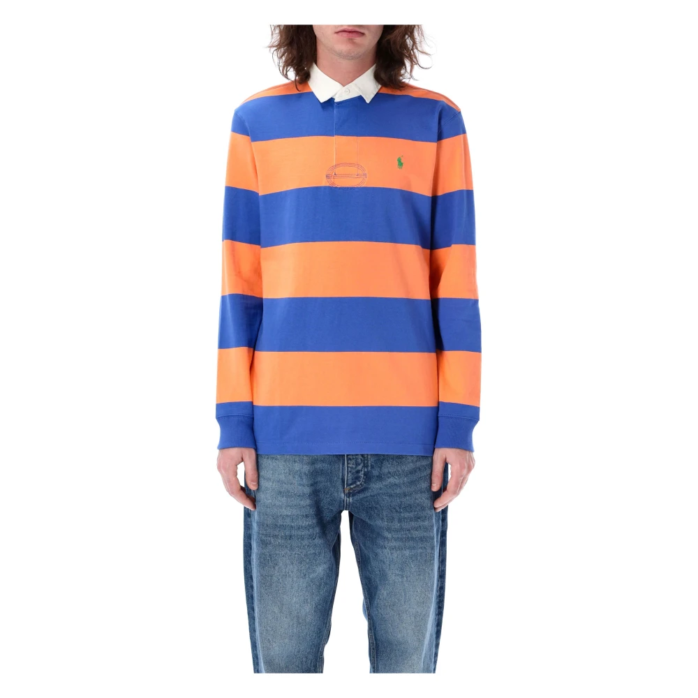 Polo Ralph Lauren Lange Mouw Rugby Polo Shirt Multicolor Heren