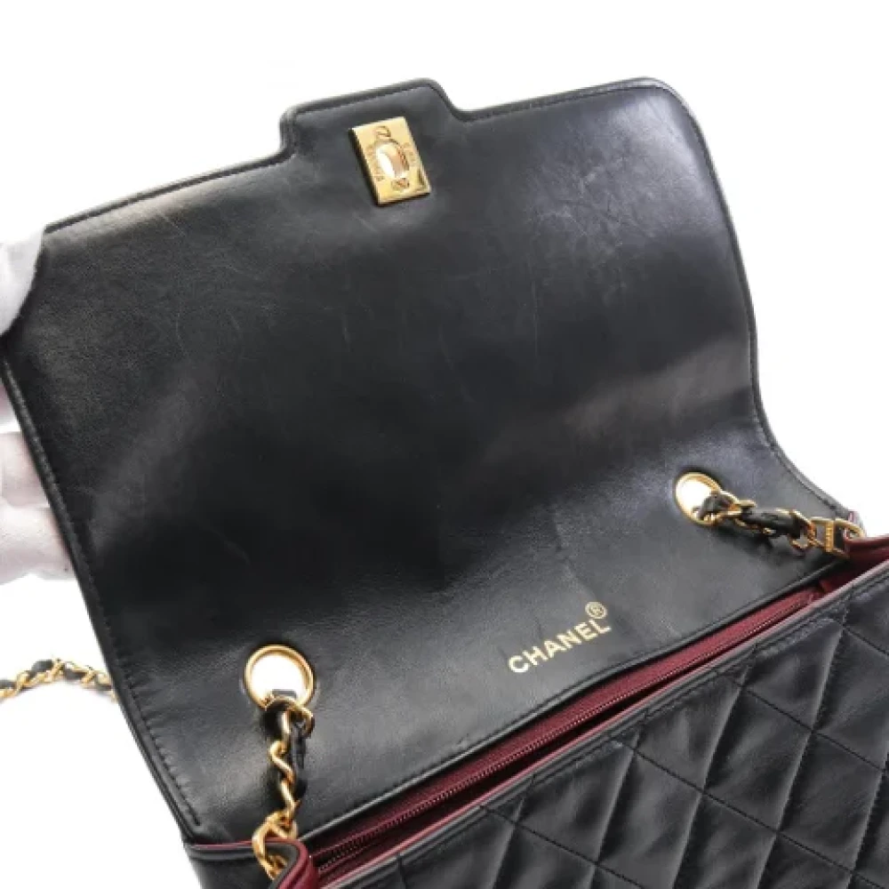 Chanel Vintage Pre-owned Leather chanel-bags Black Dames