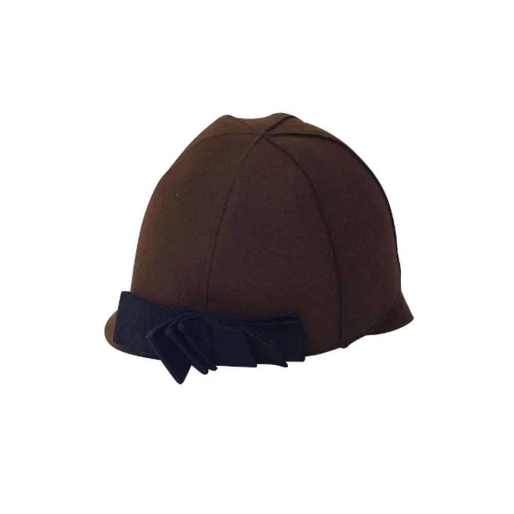 Miu Pre-owned Fur hats Brown Dames