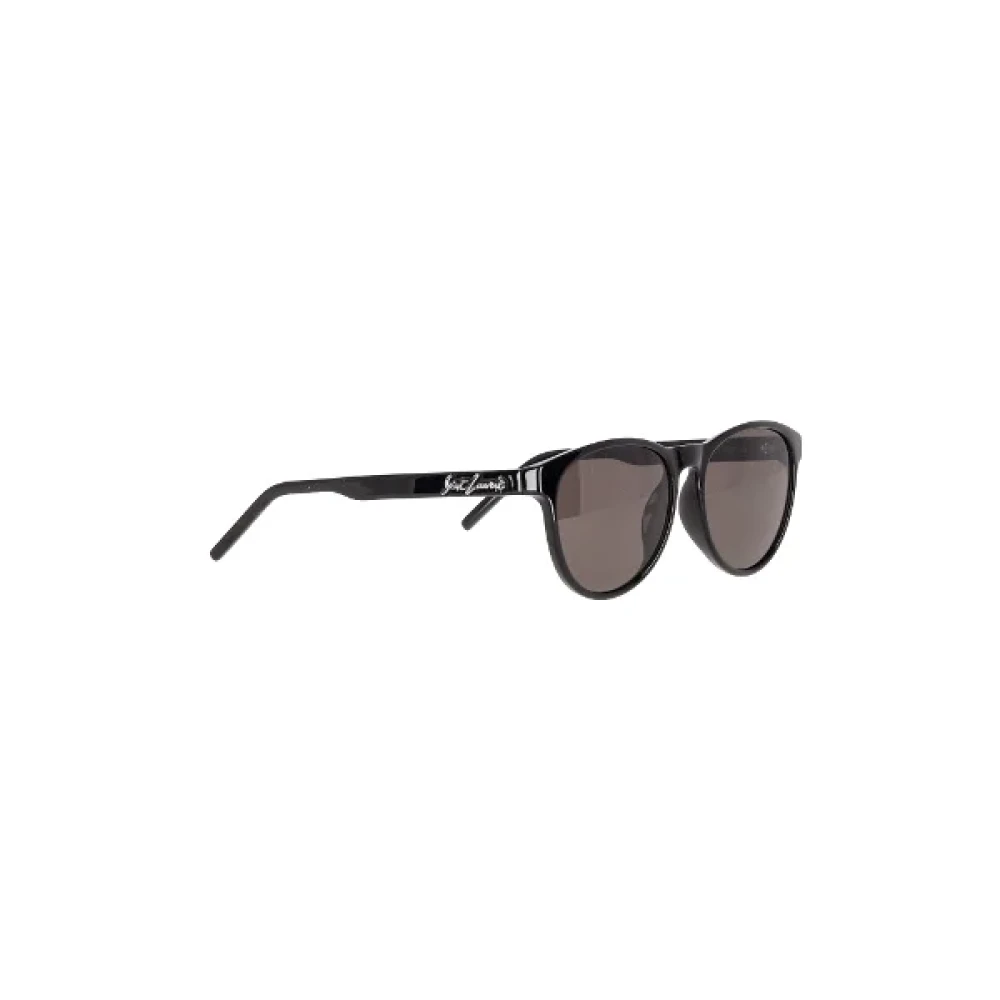 Yves Saint Laurent Vintage Pre-owned Acetate sunglasses Black Heren
