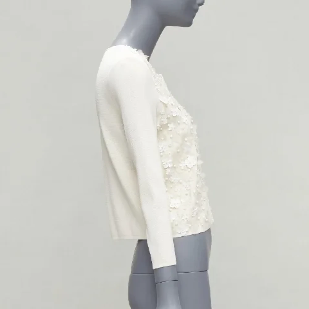 Giambattista Valli Pre-owned Fabric tops White Dames