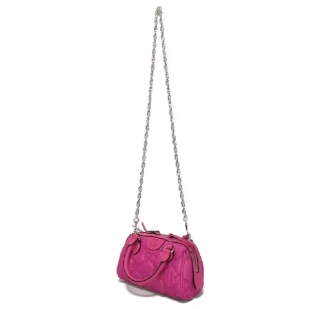 Gucci Vintage Pre-owned Nylon handbags Pink Dames