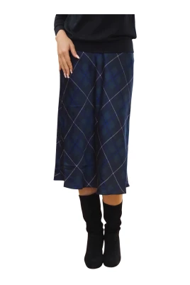 Silk Tartan Skirt
