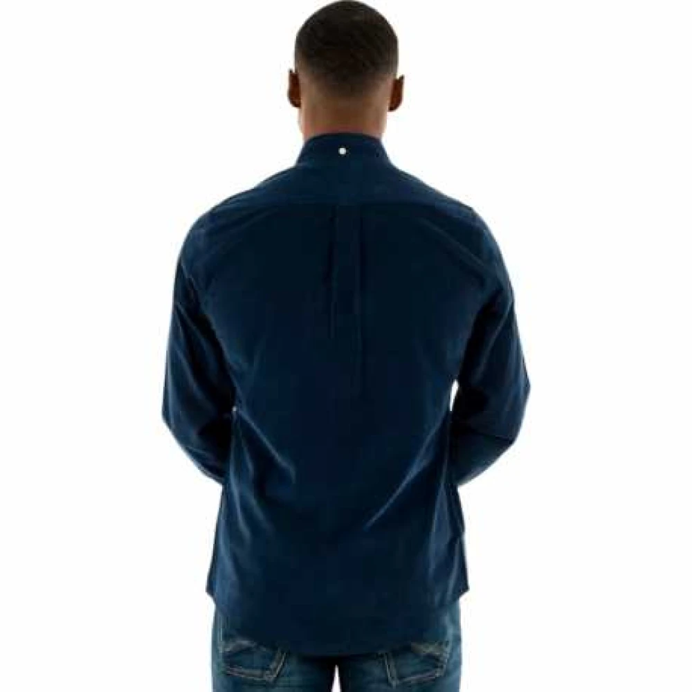 Barbour Ramsey Navy Tartan Shirt Blue Heren