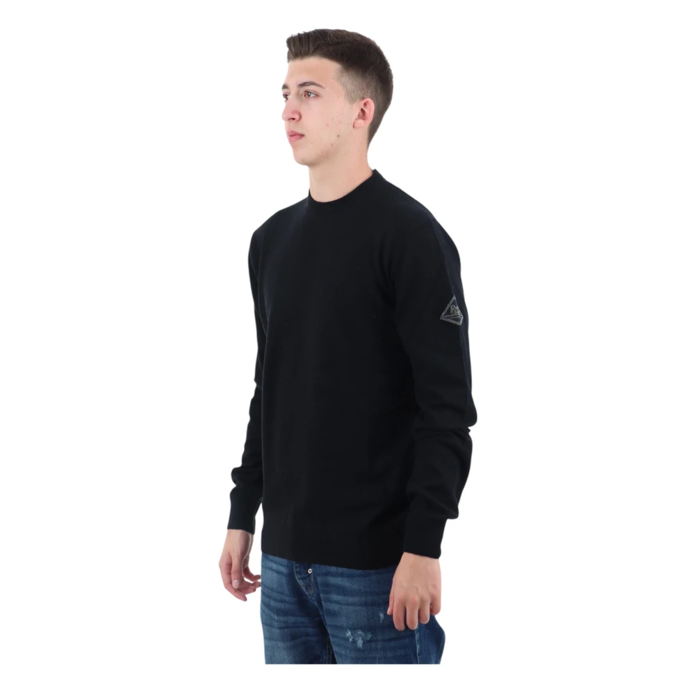 Roy Roger's Trui met ronde hals Black Heren