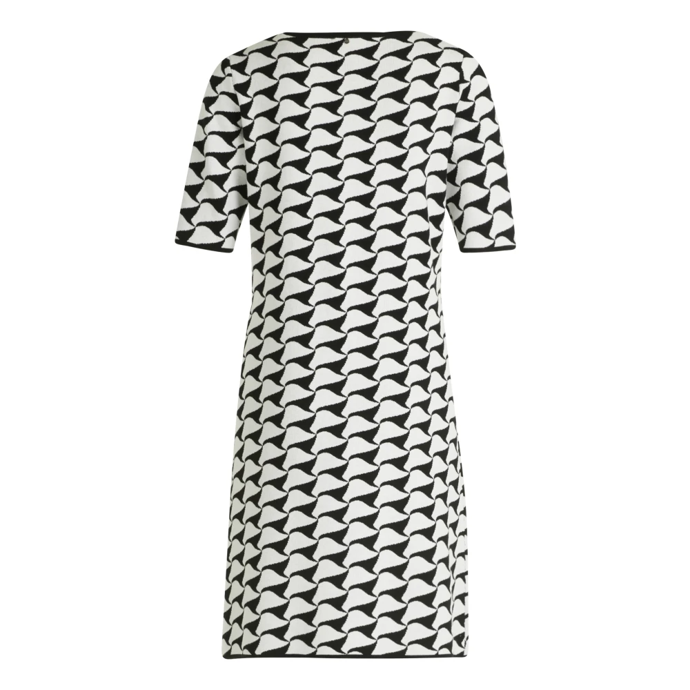 Vera Mont Jacquard Gebreide Jurk White Dames