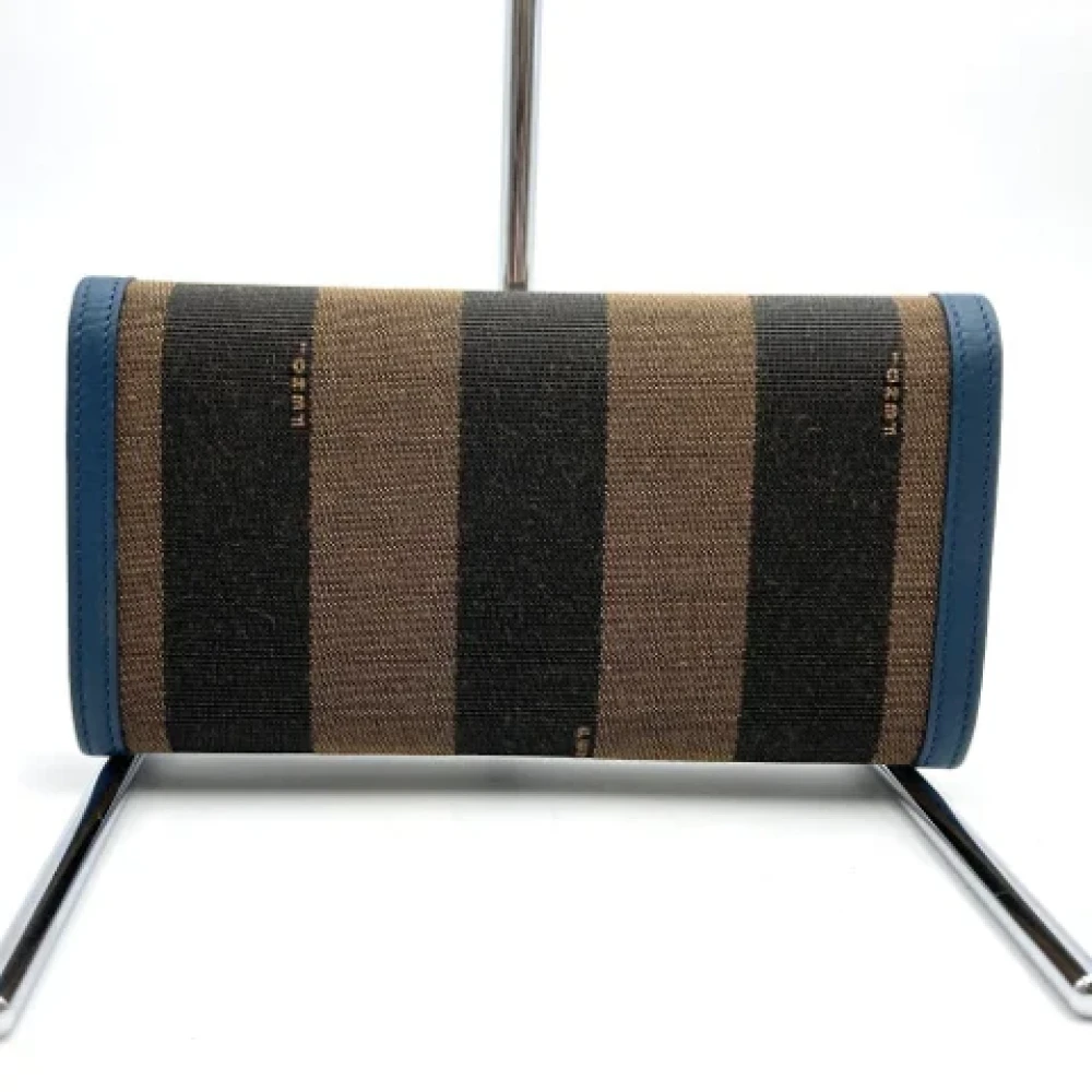 Fendi Vintage Pre-owned Canvas wallets Brown Dames