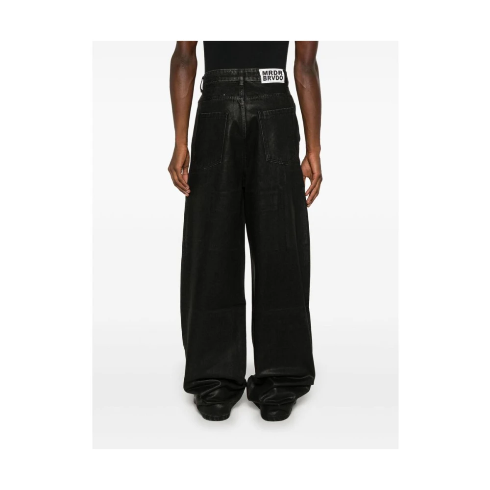 Who Decides War Gewaxte Cargo Broeken in Steenkool Black Heren