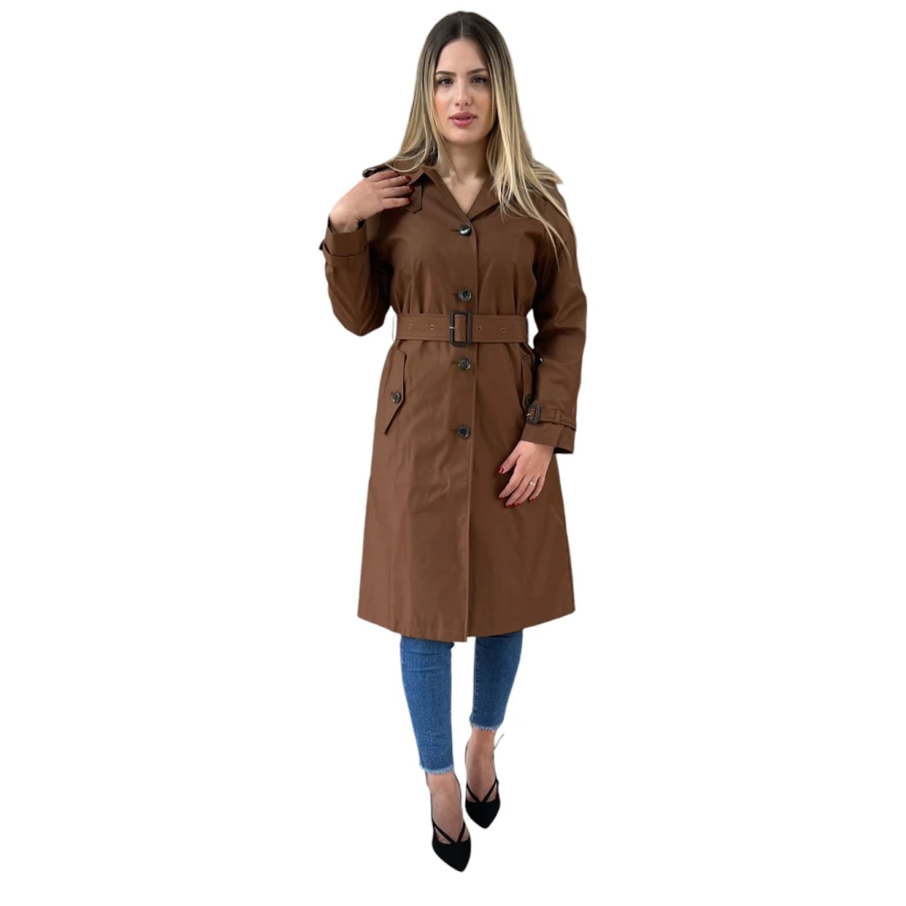 Ralph Lauren Trench Brown Dames
