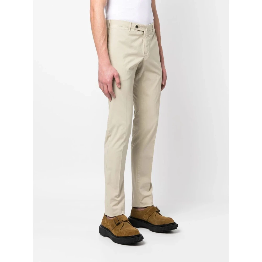 PT Torino Beige Casual Broek Beige Heren