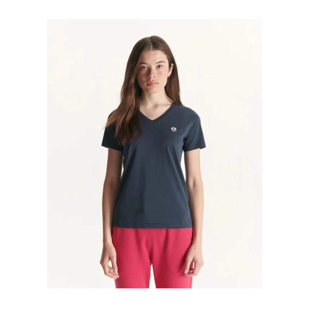 Jott Biologisch Katoenen T-shirt Cancun Stijl Blue Dames