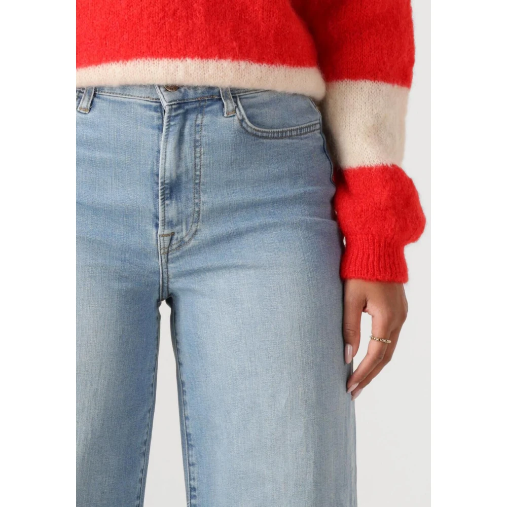 By-Bar Lichtblauwe Wide Leg Denim Jeans Blue Dames