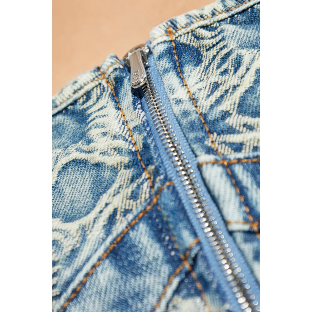 Amiri Denim Top Blue Dames