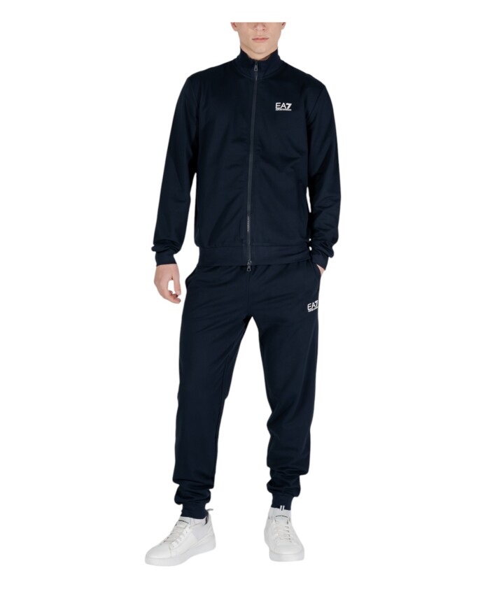 blauw-katoenen-turtleneck-tracksuit-met-rits