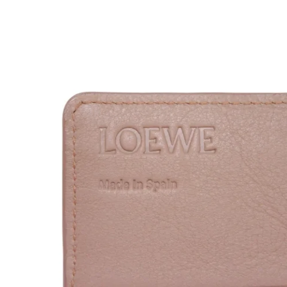 Loewe Pre-owned Leather wallets Pink Dames